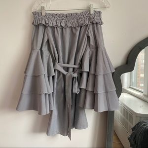 Aqua XS off shoulder dress